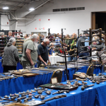 General Public viewing an Exibitor's variety of Historical Military for Sale