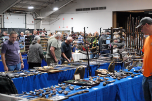 General Public viewing an Exibitor's variety of Historical Military for Sale